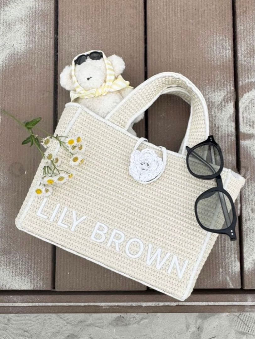 「限定カラー」「LILY BROWN×MARY QUANT」ジュートロゴトート