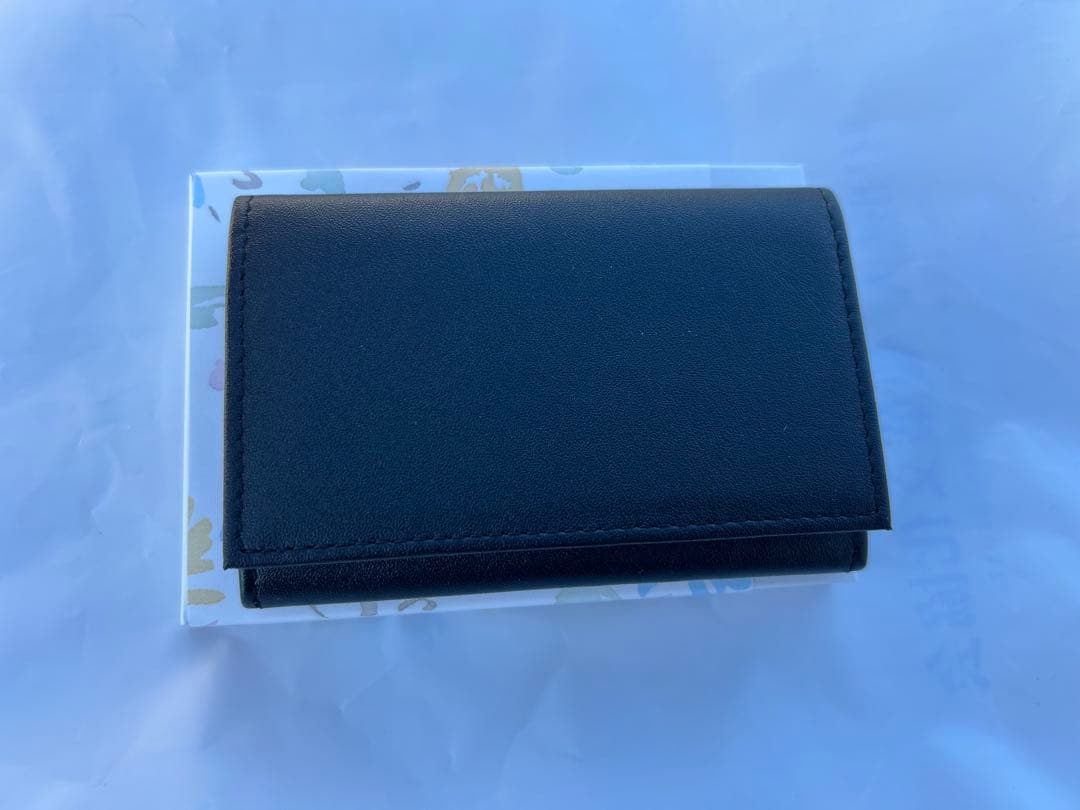 皇居 財布 名刺入れ　ブラック