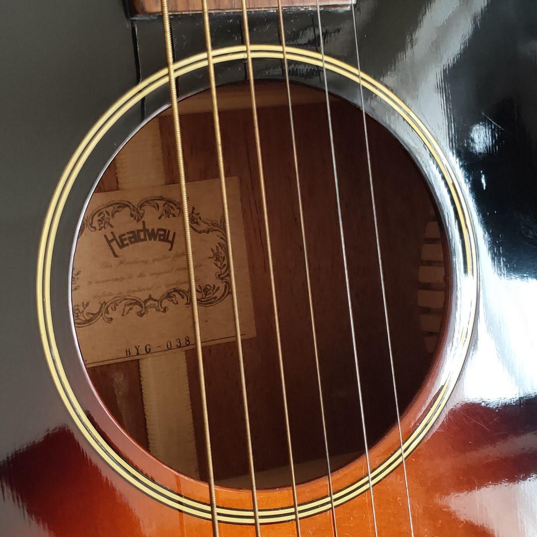 ヘッドウェイ HYG-038 アコースティックギター ハードカバー付