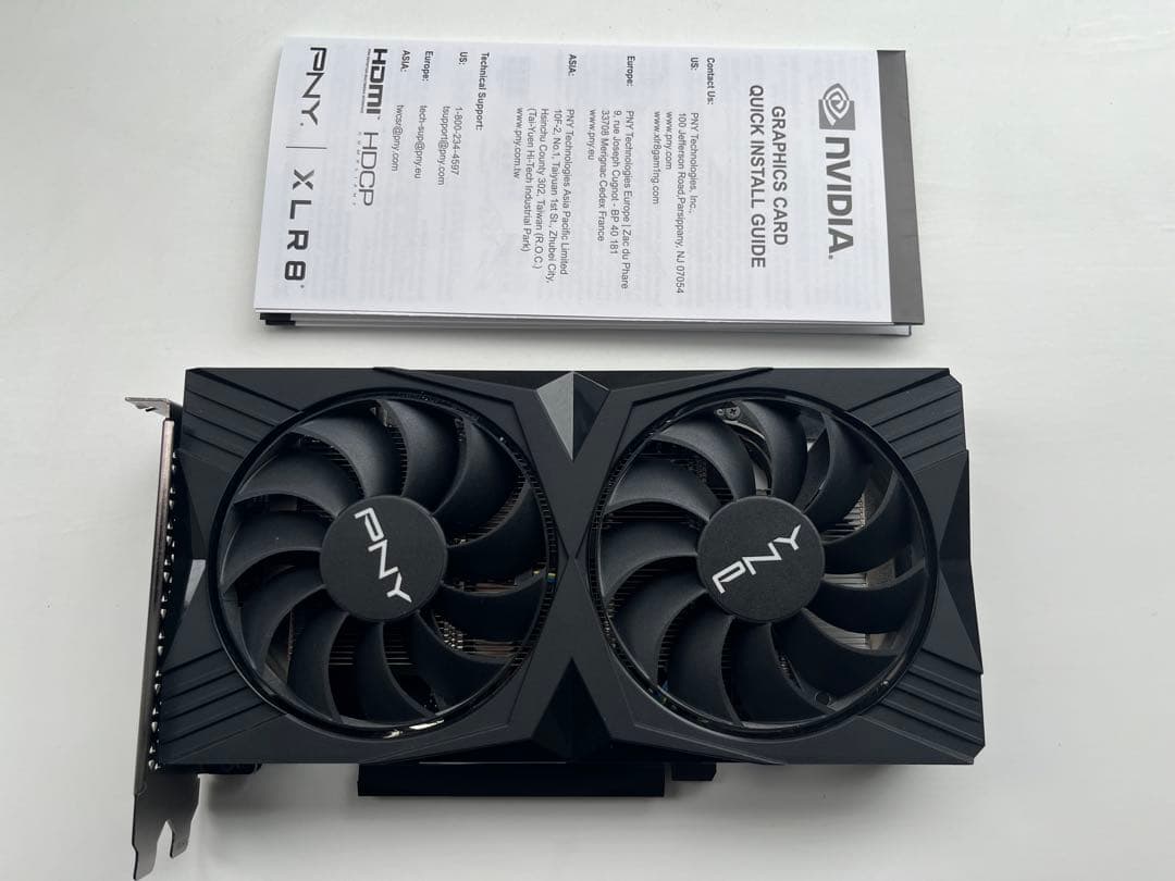 PNY GeForce RTX 4060 8GB 保証書付き