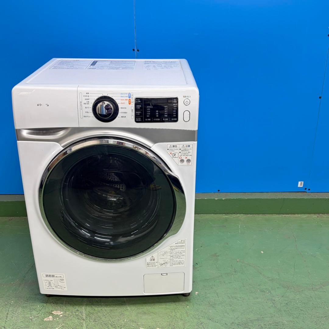 722 ドラム式洗濯機　今だけ6ヶ月動作保証付　容量7.5kg 美品　左開き