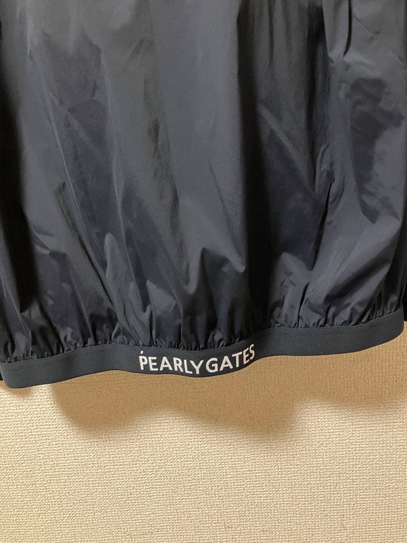 【極美品】パーリーゲイツ　ネイビー　ナイロンジップアップブルゾン　サイズ5