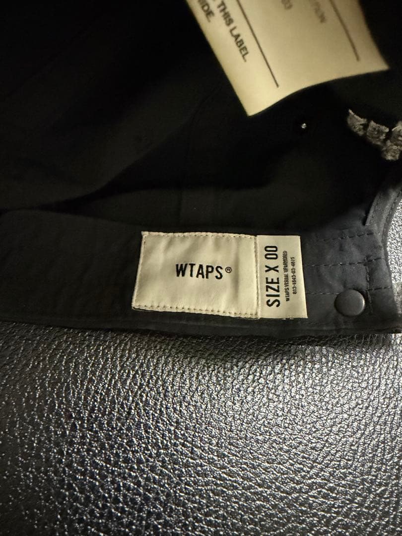 WTAPS ブラック　ナイロンキャップ