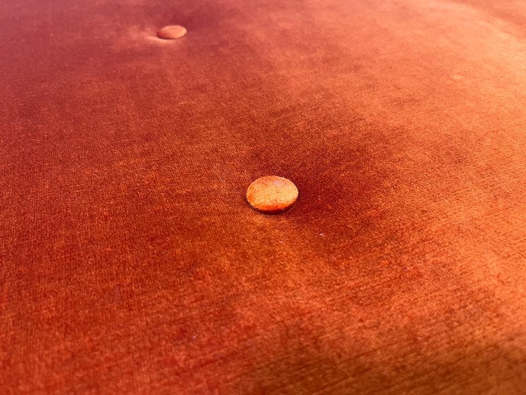 ロッシュボボア マ・ジョン 座面下ソファ 2点セット オレンジ×パープル