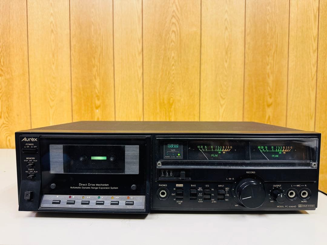 Aurex オーレックス カセットデッキ PC-X66AD