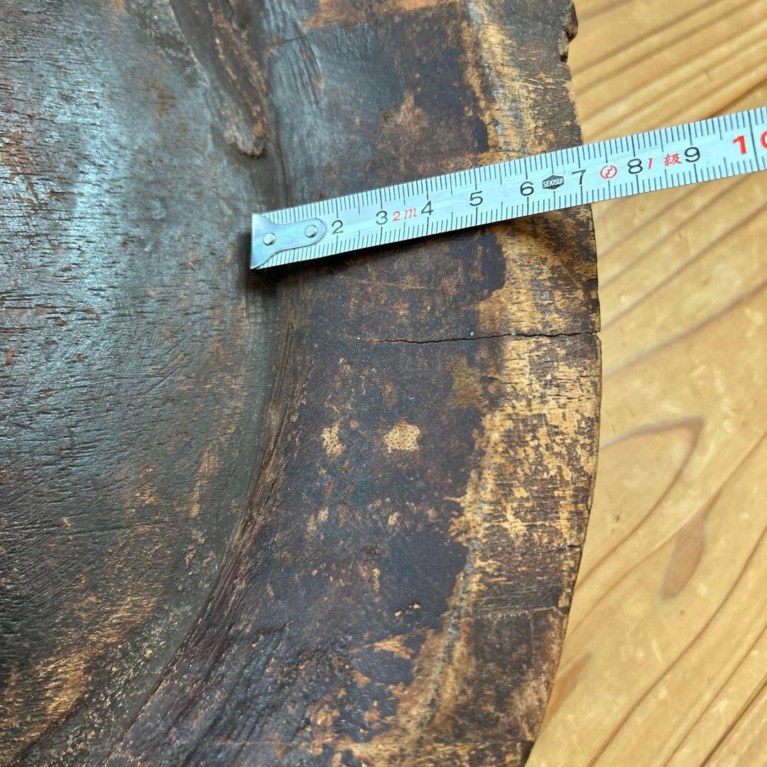 アンティークウッドボウル　アンティークこね鉢