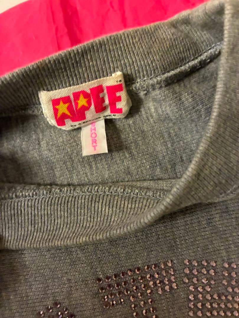 エイプ　ＡＰＥE スワロフスキー　ラインストーン　スウェット　美品