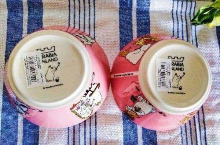 匿名配送 新品 廃盤 旧ロゴ ARABIAアラビア 皿 4コセット