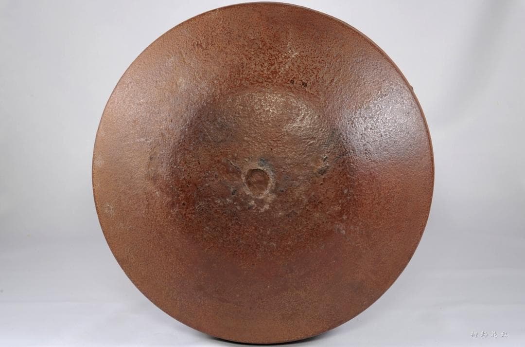 菊地正直 糸目 立口平丸釜 共箱 茶道具