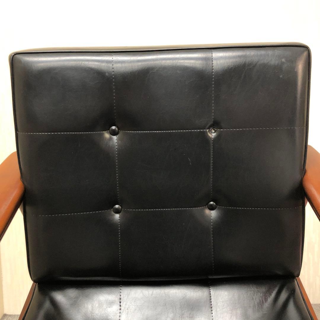 60s~80s Vintage Old カリモク Kチェア ワンシーター 60