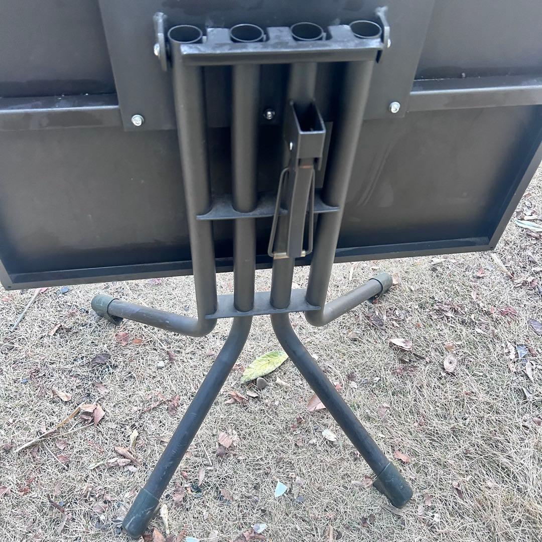 RESTAREA ラスティ折りたたみテーブル カフェテーブル アイアン ガーデン