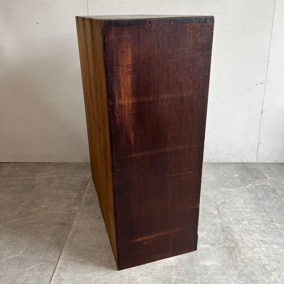 アンティーク 飾り棚 茶箪笥 シェルフ 昭和レトロ 無垢材 z438