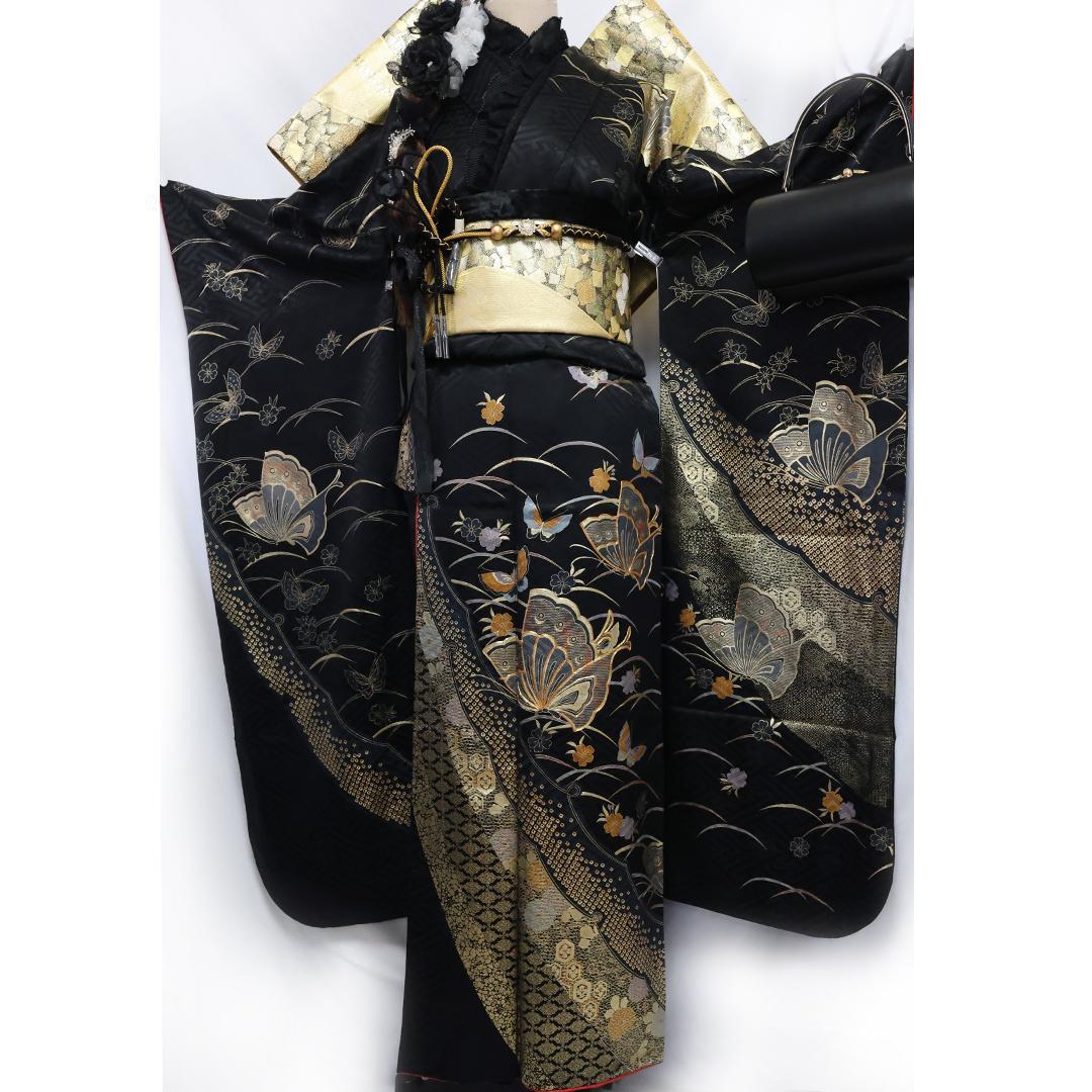 2026成人式まだ間に合います◆ 振袖6点セット ◆フルセットギャル系dN12