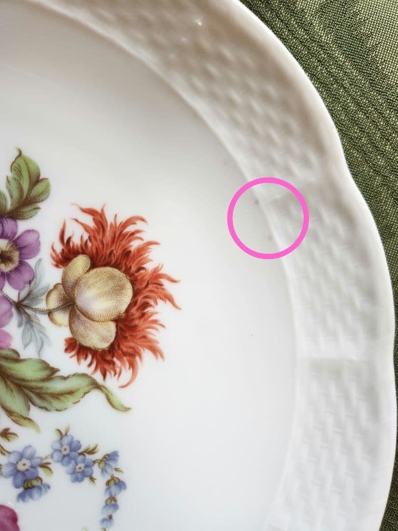 ジノリ サックスフラワー 12枚 丸皿 大皿 セット 27cm 19cm