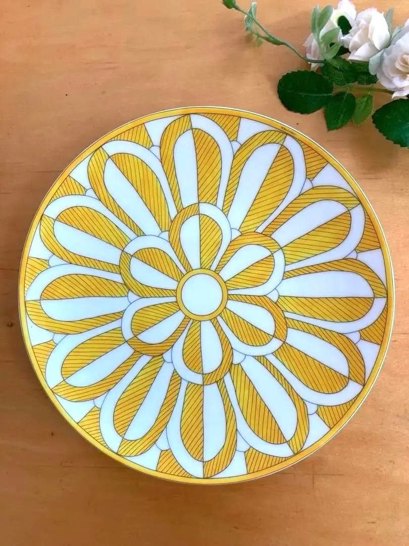 【エルメス　HERMES】新品•未使用　ソレイユデザートプレート　21㎝×2枚