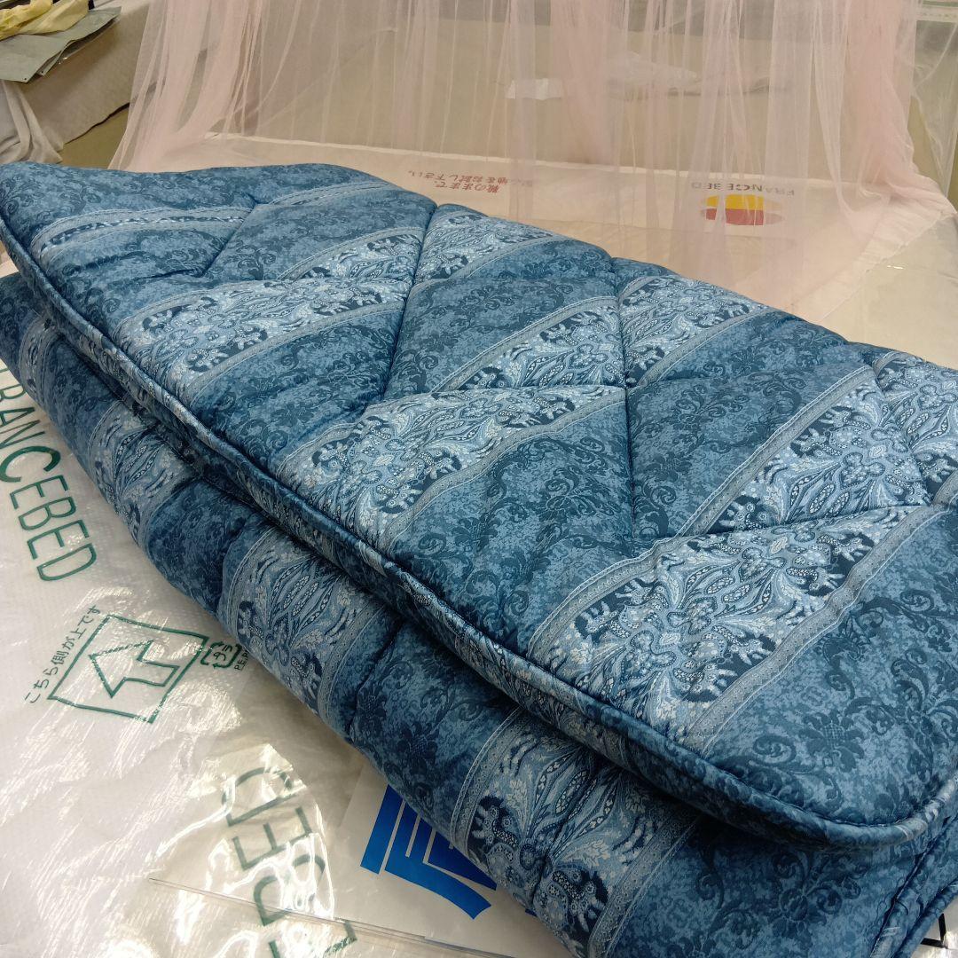 こなつさん専用フランスウール100%セミダブル2層式敷布団　　干しやすい敷布団