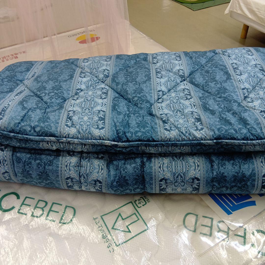 こなつさん専用フランスウール100%セミダブル2層式敷布団　　干しやすい敷布団