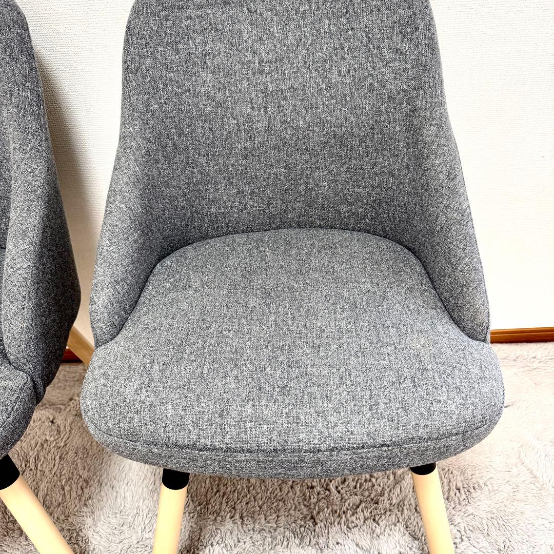 【美品/送料込】IKEA ヤンオロフ回転パーソナルチェア ミディアムグレー 2脚