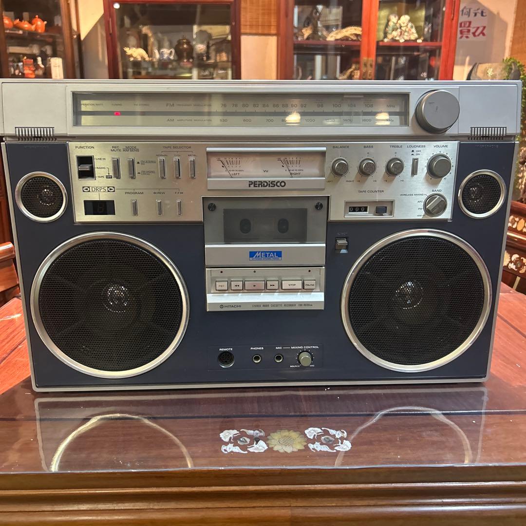 日立 TRK-8600RM FM/AM ラジオ カセットレコーダー