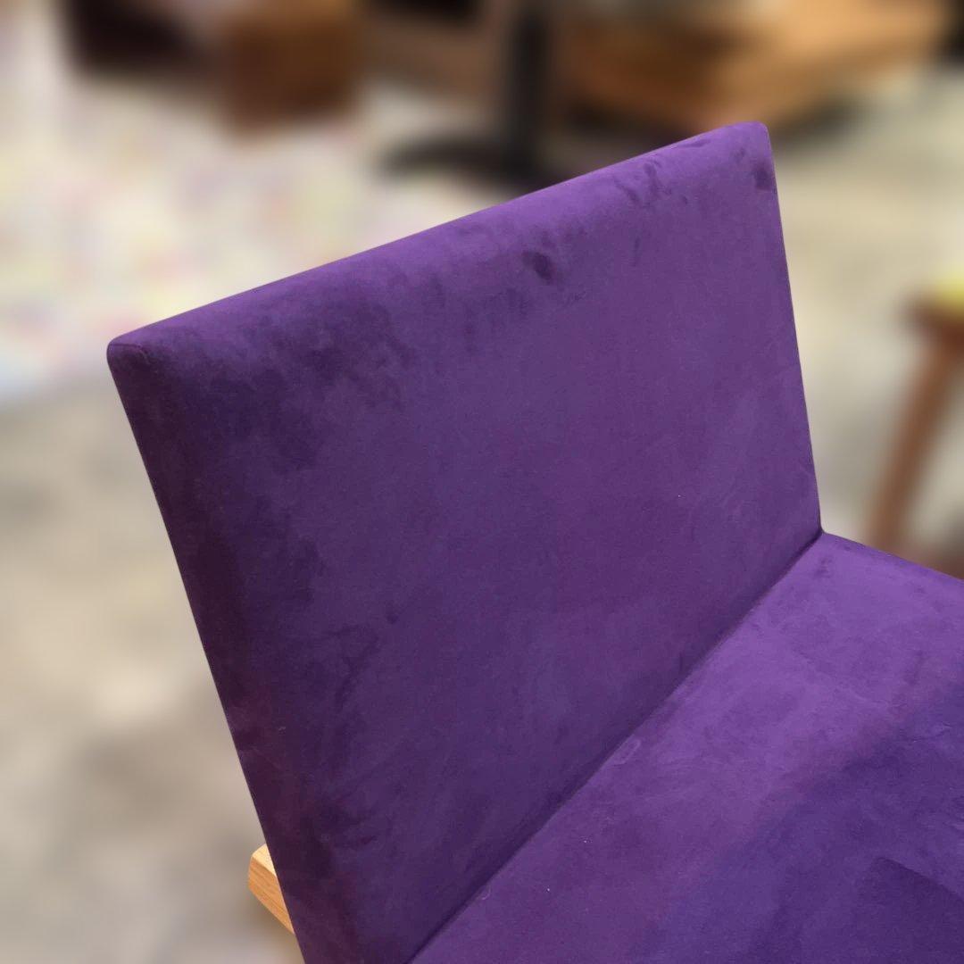 【FLANNEL SOFA】◇PENTA 900 Chair◆紫◇程度良好◆