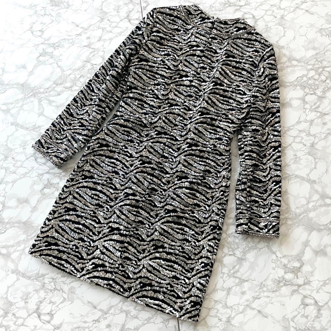 Saint Laurent Paris サンローラン スパンコール ワンピース