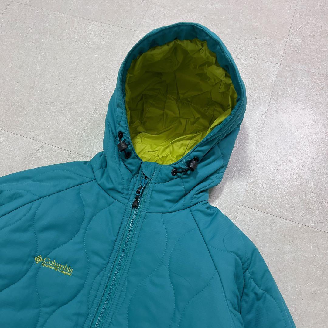 ジャケット・アウター Columbia hooded puffer jacket turquoise