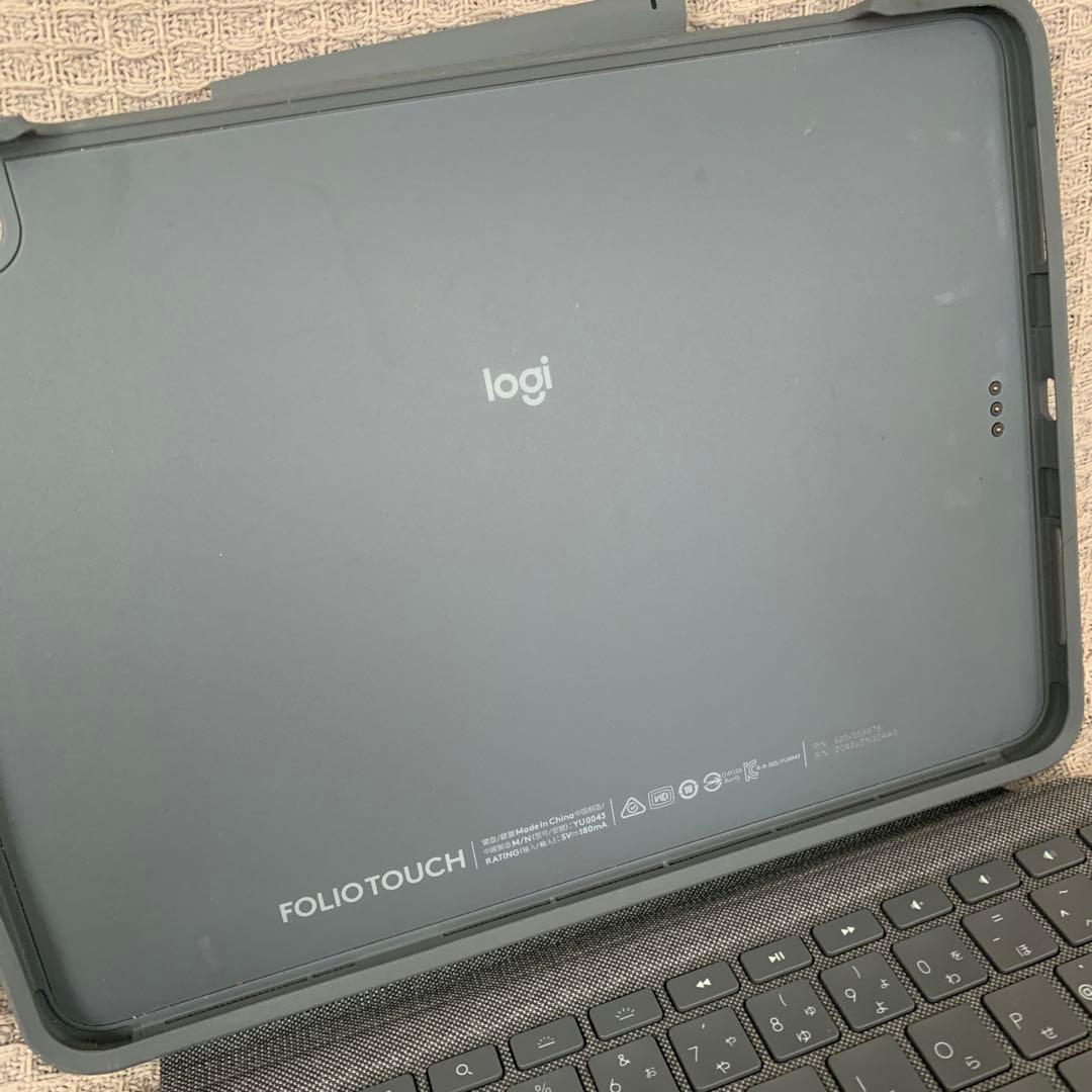 Logicool iPad Air4 キーボードグレー FOLIO TOUCH
