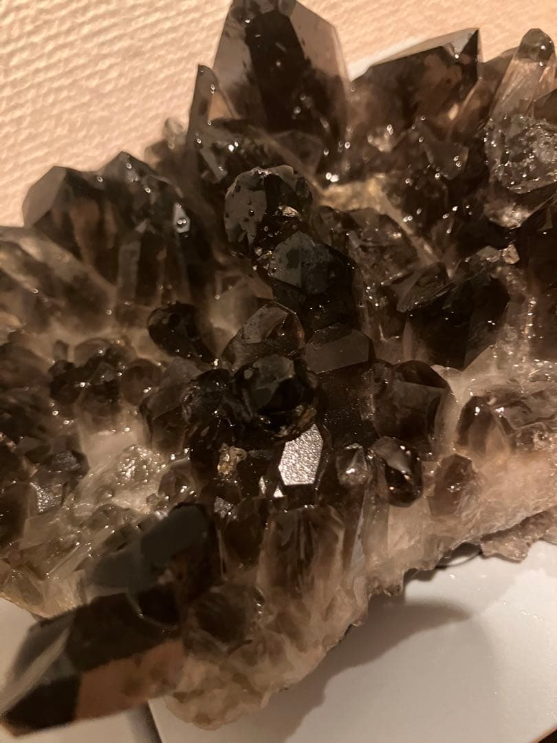 アーカンソー産スモーキークォーツ　両面クラスター