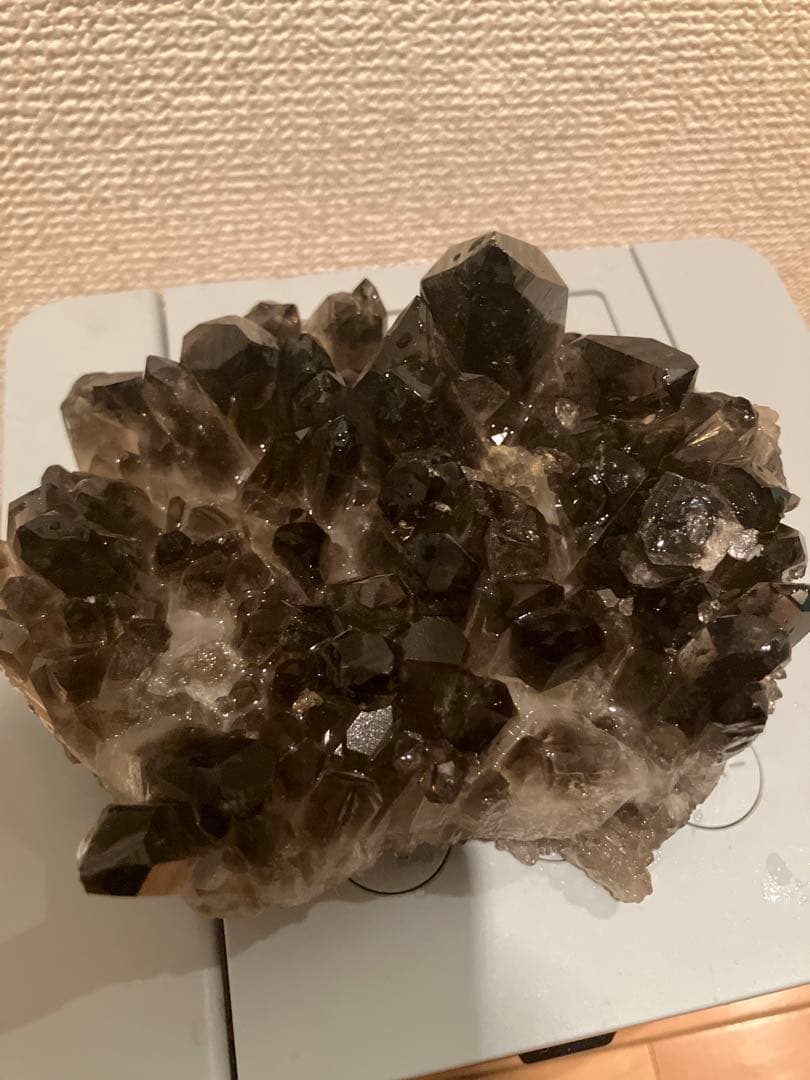 アーカンソー産スモーキークォーツ　両面クラスター