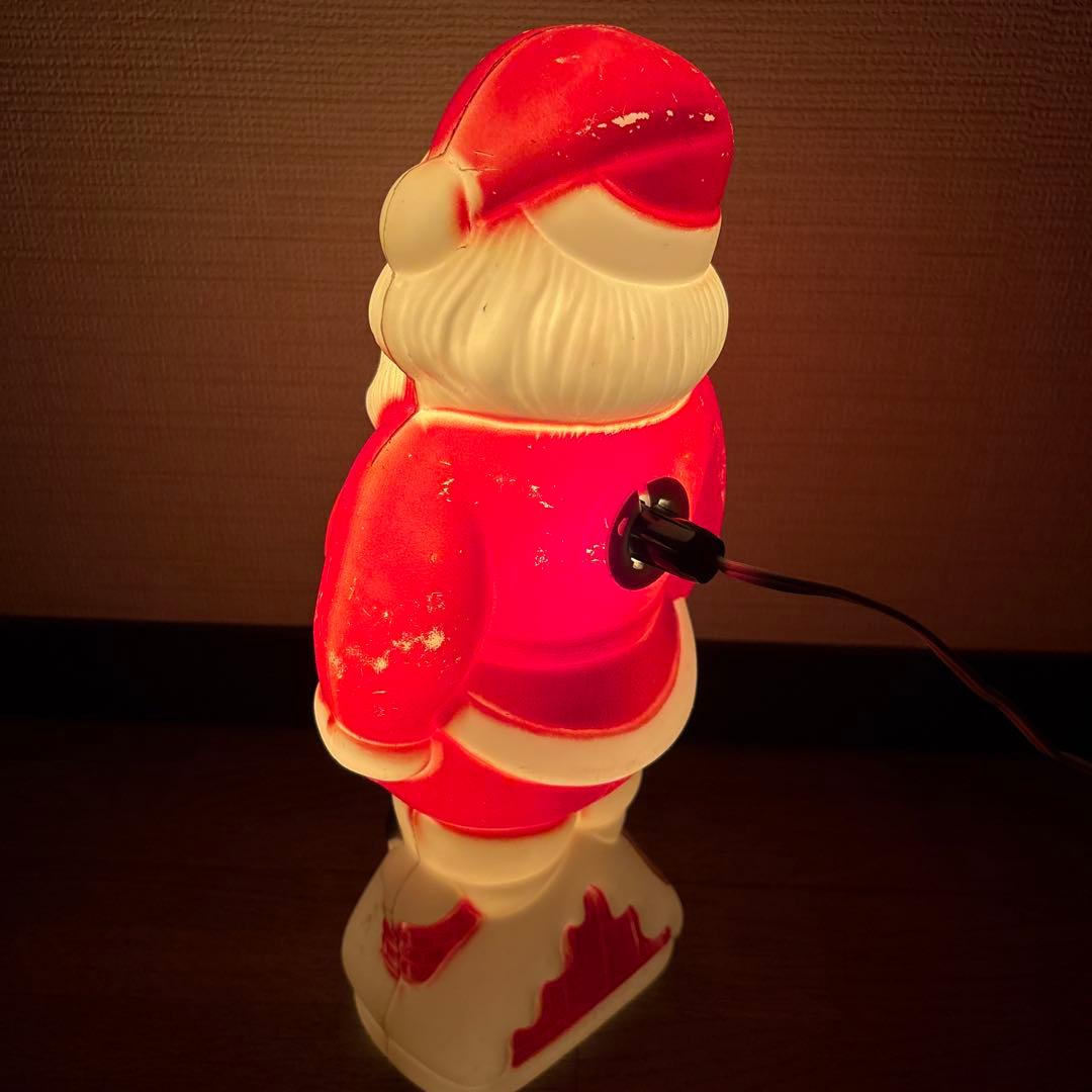 アンティーク　サンタクロースランプ