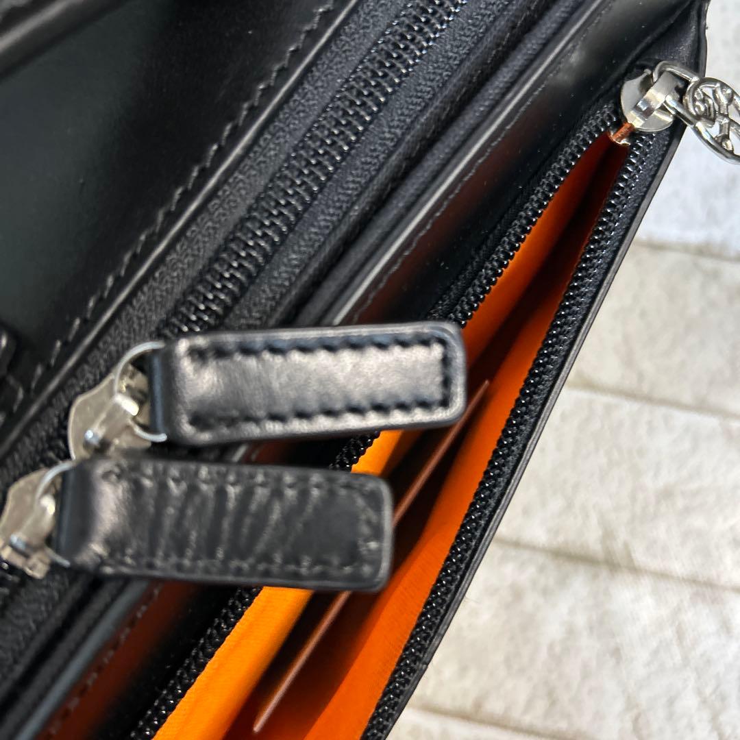 CASTELBAJAC カステルバジャック セカンドバッグ 本革 黒　美品