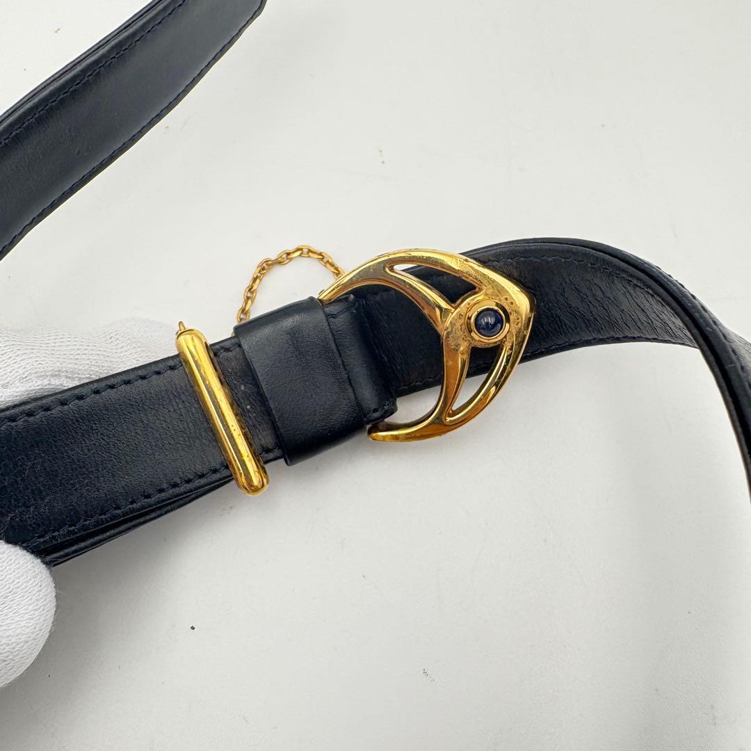 カルティエ サファイアライン ショルダーバッグ ネイビー 0724-S6570h