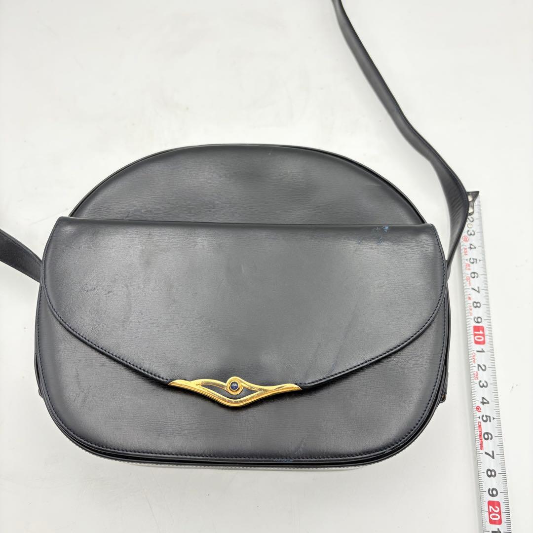 カルティエ サファイアライン ショルダーバッグ ネイビー 0724-S6570h