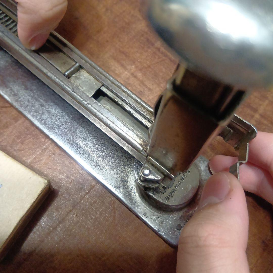 アメリカ製ヴィンテージMarkwell　ホチキス＆ステープル　NY　文房具