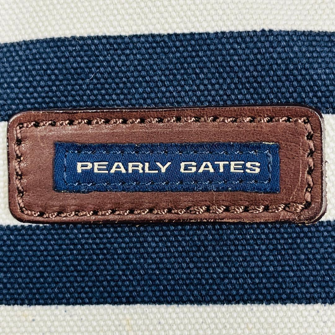 【PEARLY GATES】パーリーゲイツ カートバッグ キャンバス レザー