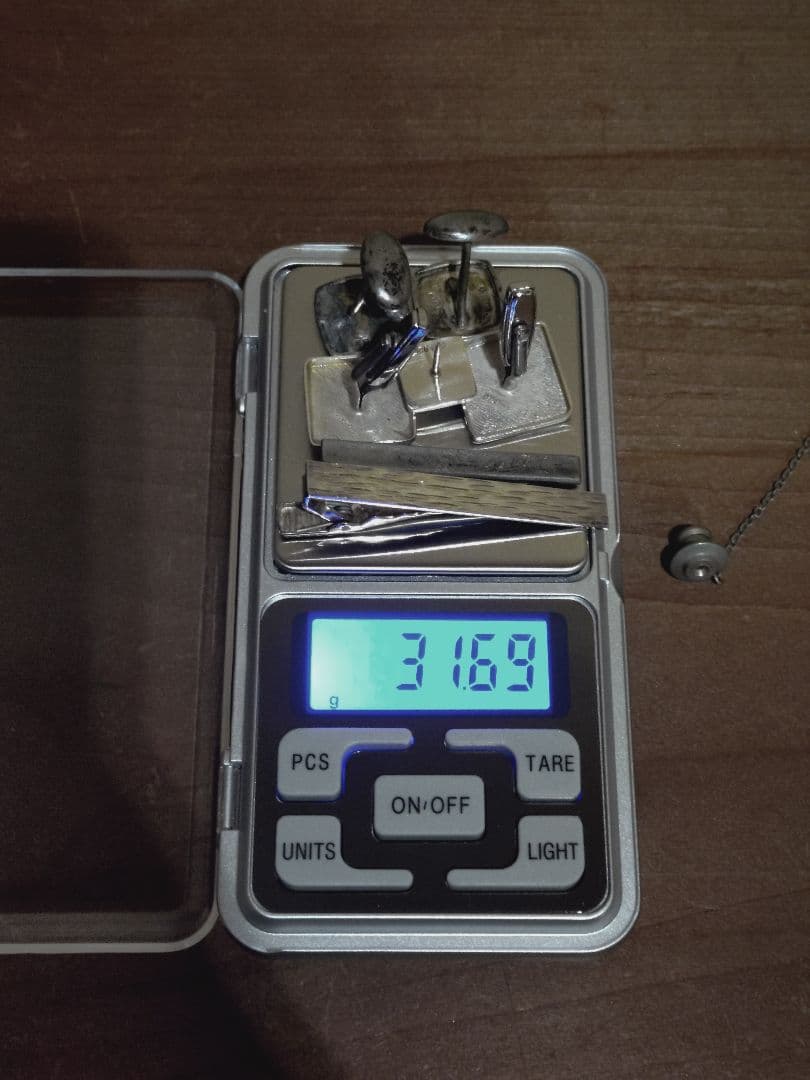 銀製 タイピン カフス