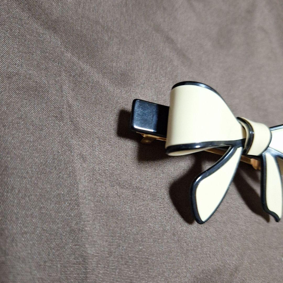 再お値下げ　美品　アレクサンドルドゥパリ リボン バレッタ