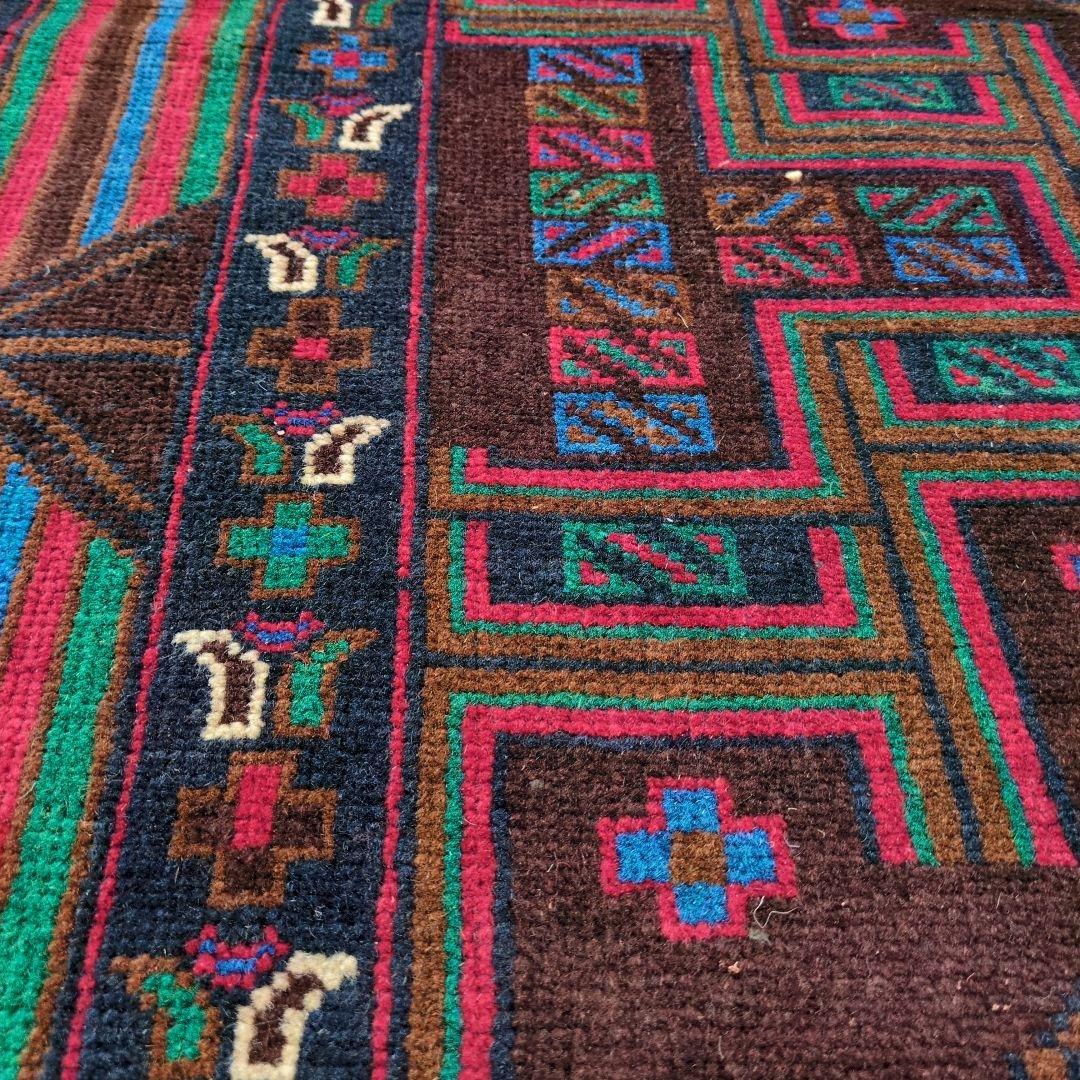 ヴィンテージラグ　トライバルラグ　バルーチ　アフガニスタン絨毯