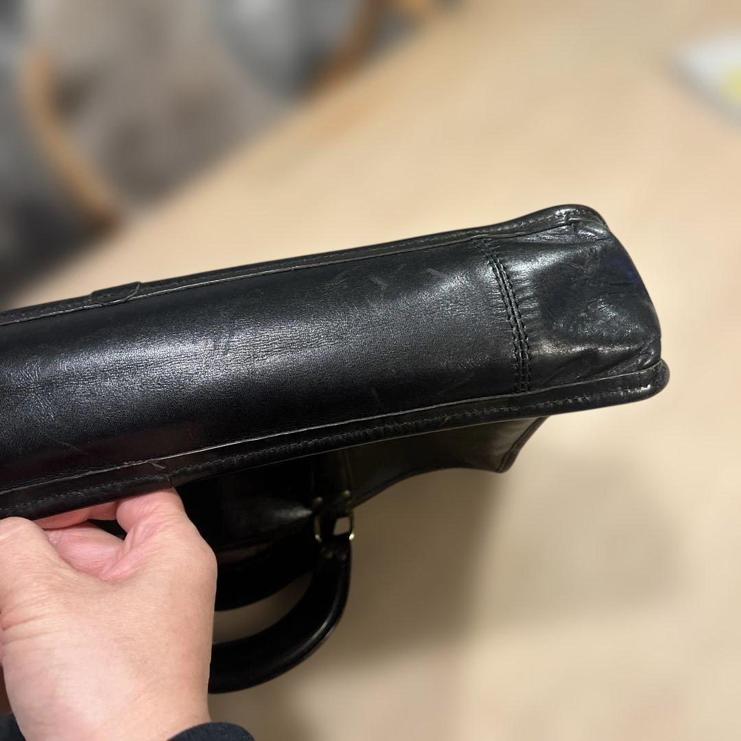 最終値下げ　フェリージ　黒　オールレザー ビジネスバッグ