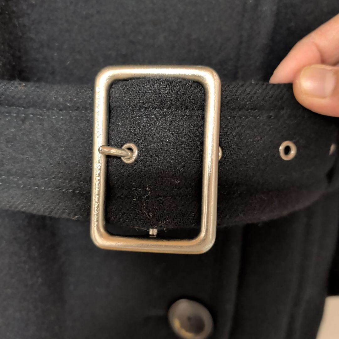 BURBERRY BLUE LABEL ブラック ピーコート