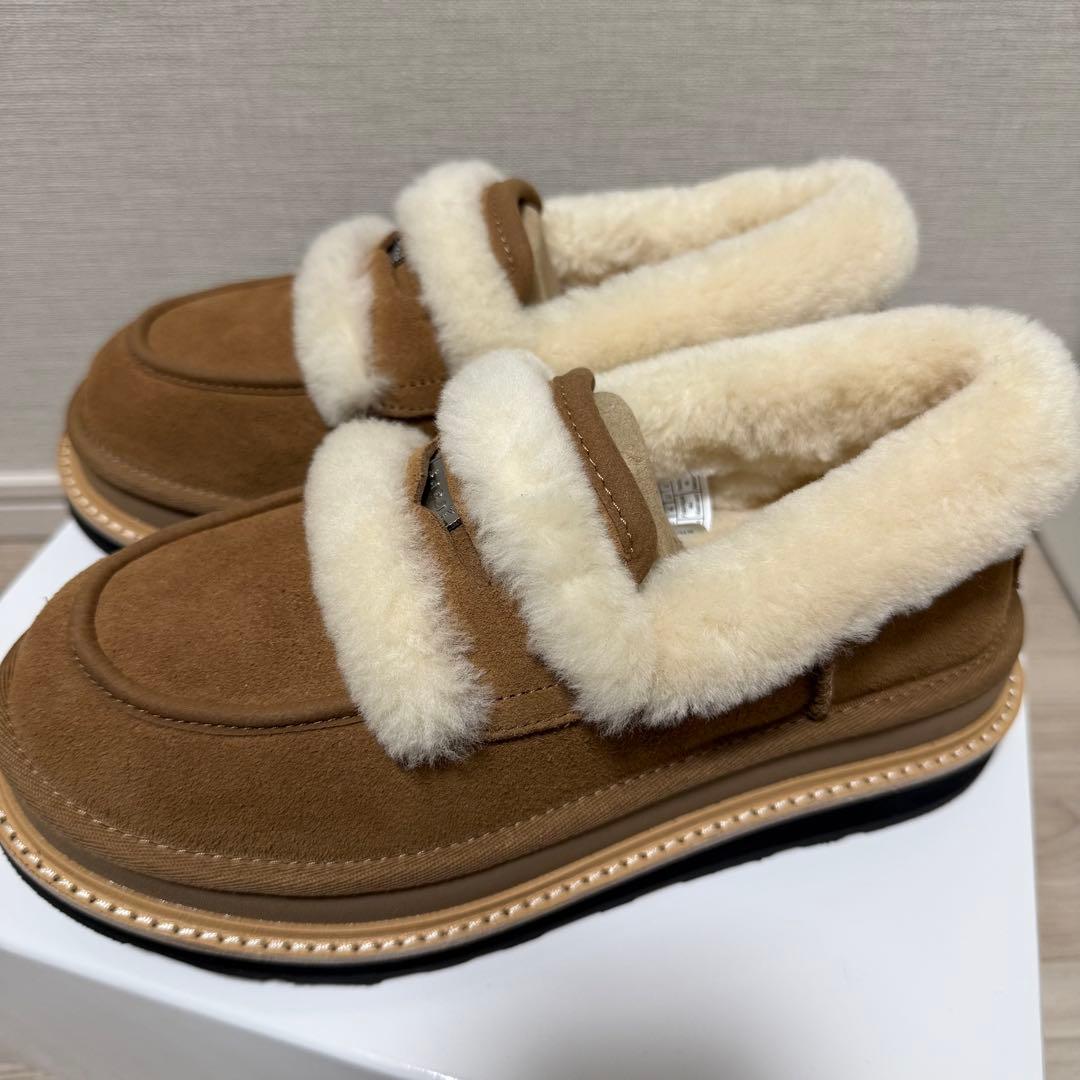 sacai × UGG Loafer Chestnut ローファー 23cm
