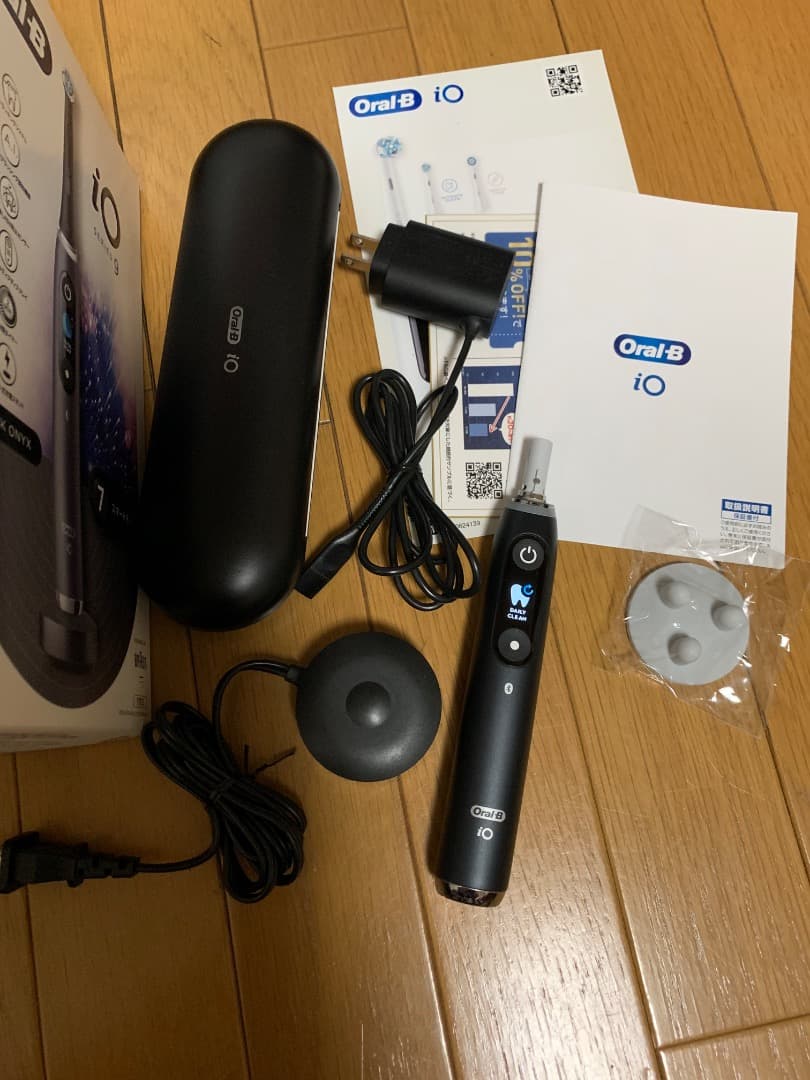 最終値下げ！美品　フルセット　Oral-B iOシリーズ9 ブラック 替歯ブラシ
