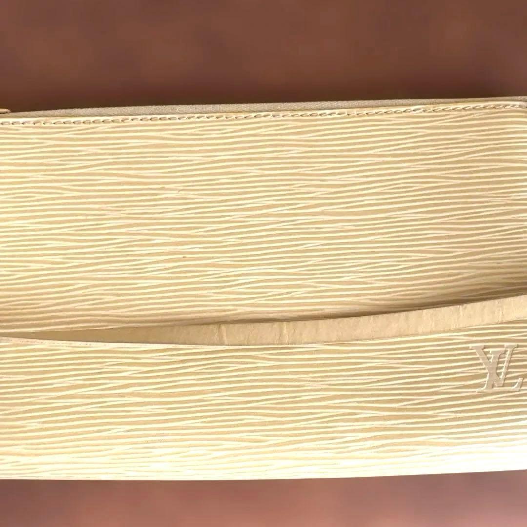 【廃番品】ルイヴィトンエピ｜アクセソワールポシェット｜タッシリイエロー｜保存袋付