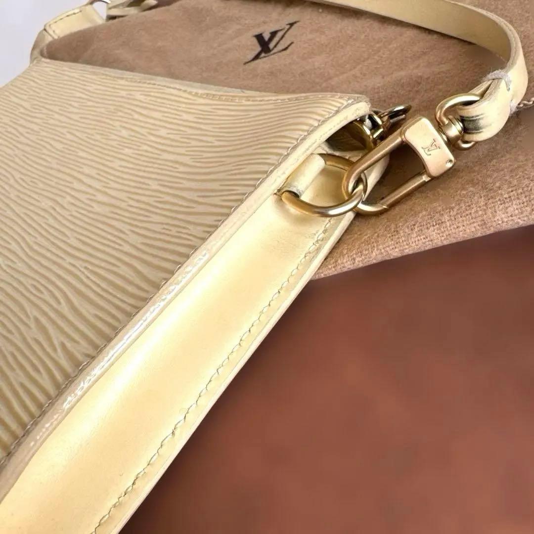 【廃番品】ルイヴィトンエピ｜アクセソワールポシェット｜タッシリイエロー｜保存袋付