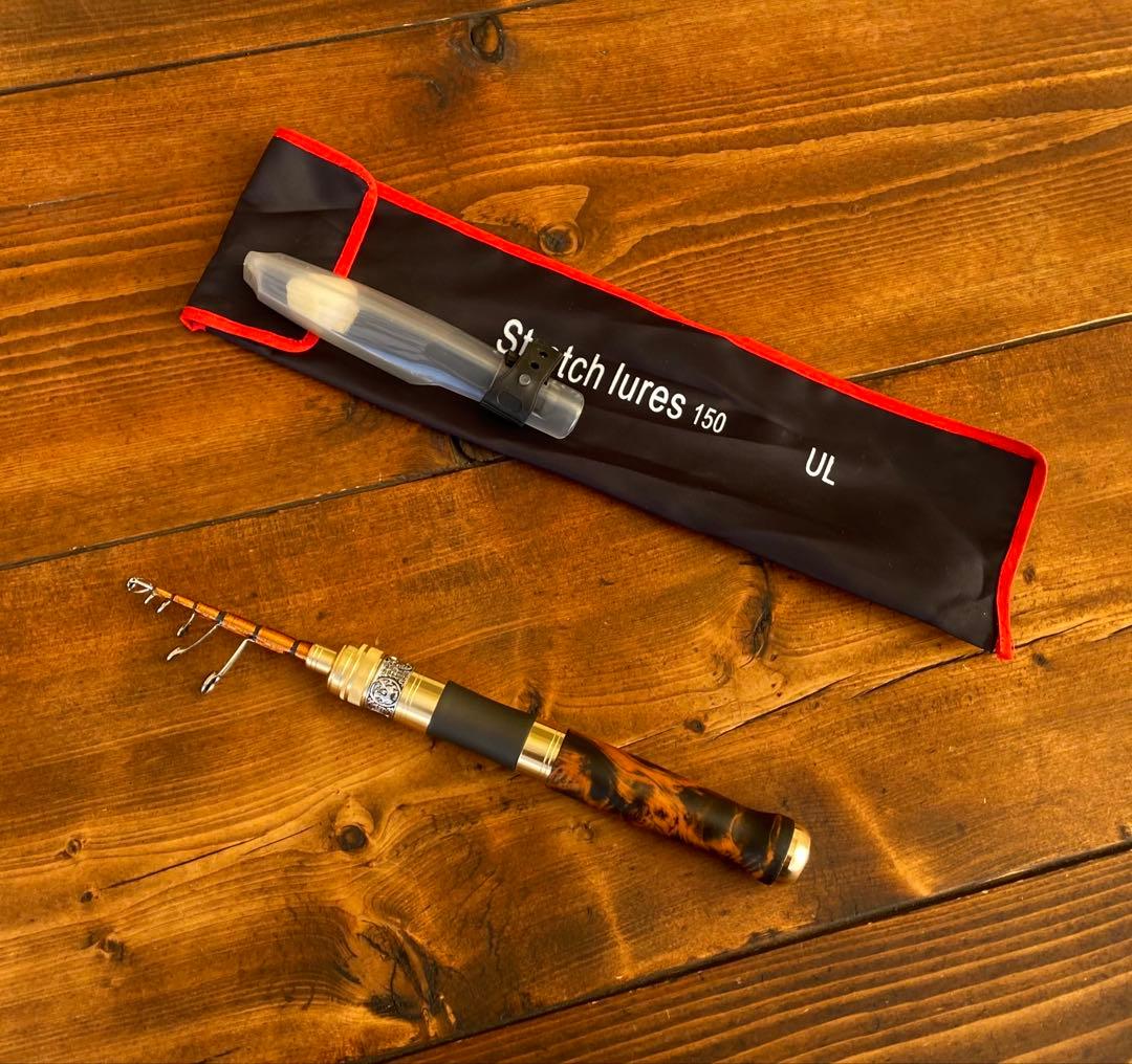 新品未使用　超軽量　カーボンロッド　5ft トラウトロッド　スピニングロッド