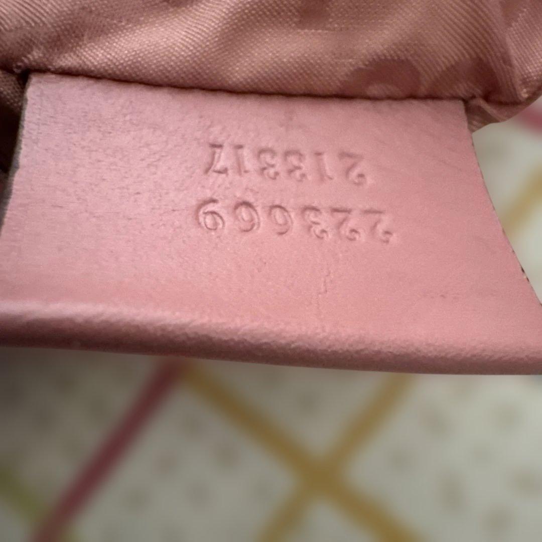 GUCCI エコバッグ 犬型ポーチ付きクマ　ピンク