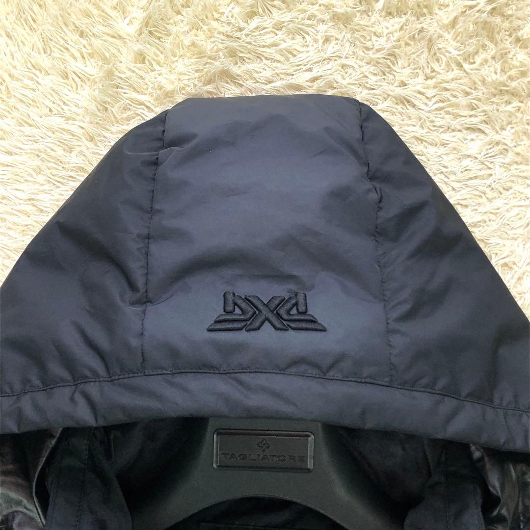 美品⭐PXG グースダウンベスト ゴルフウェア Lサイズ フード着脱可 ブラック