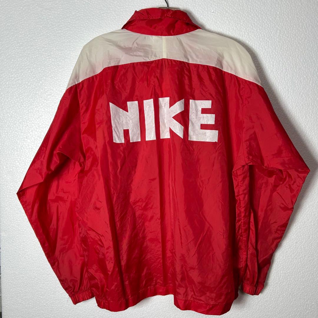 え*う様 70s NIKE ナイロンジャケット ゴツナイキ オレンジ USA