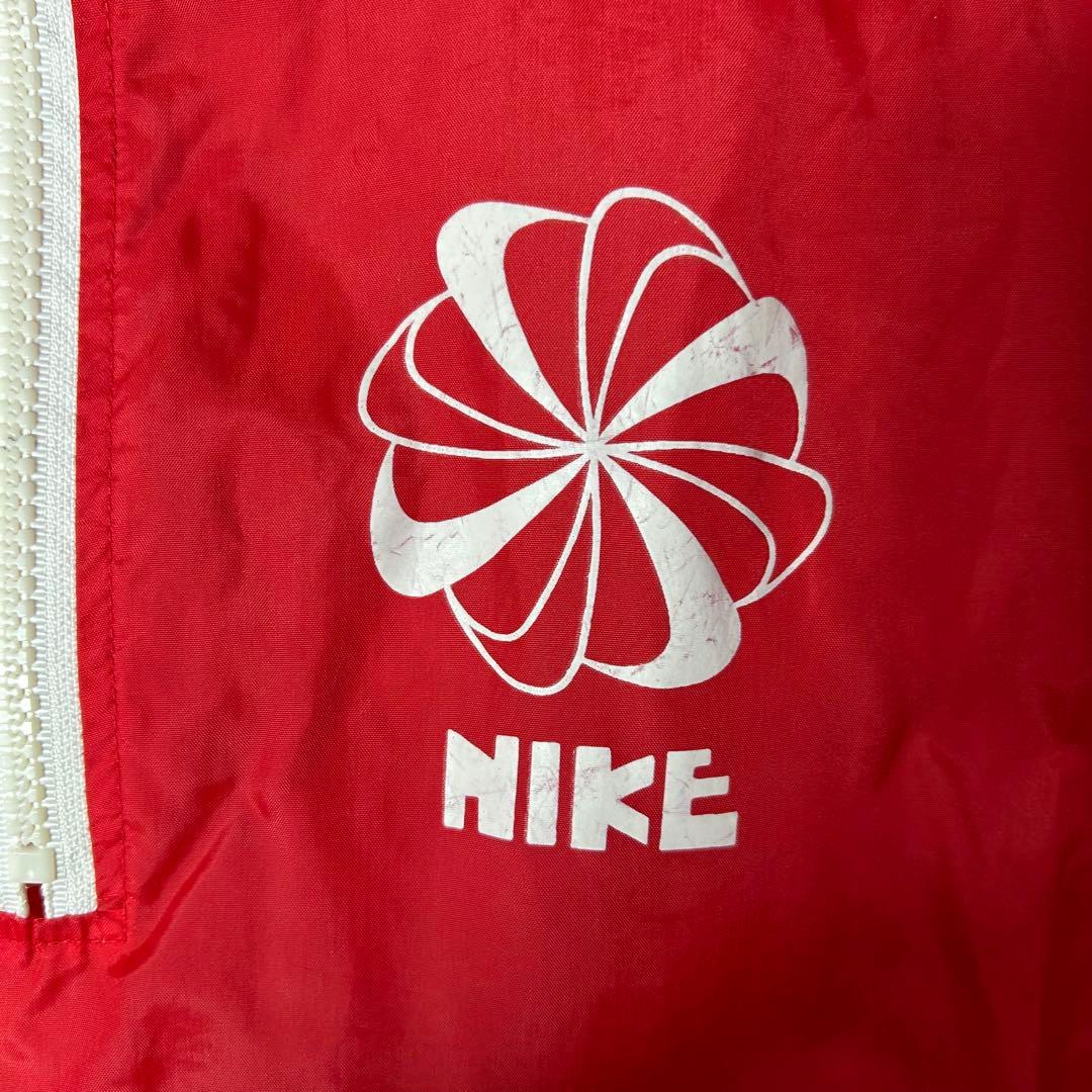 え*う様 70s NIKE ナイロンジャケット ゴツナイキ オレンジ USA