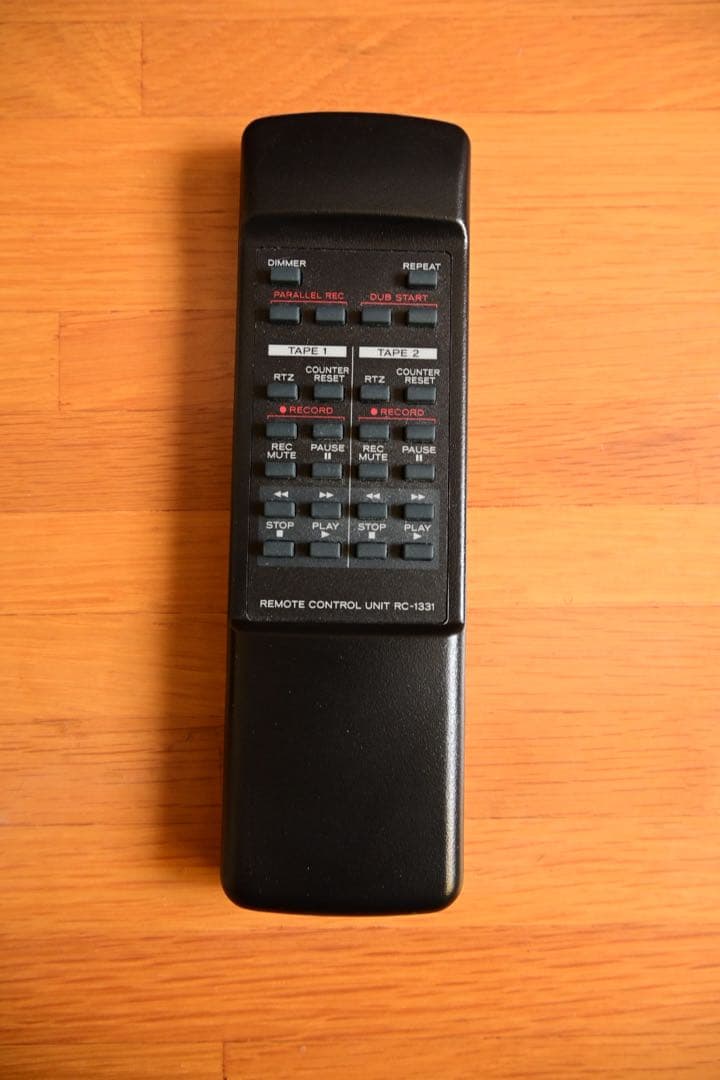 【極美品】TEAC W-1200 取説・リモコン・元箱・オーディオケーブル付